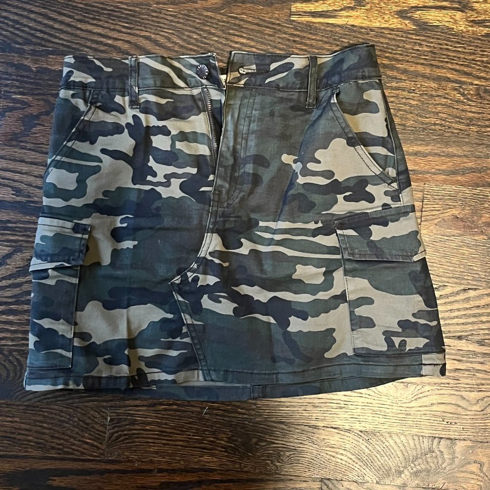 Camo Mini Skirt
